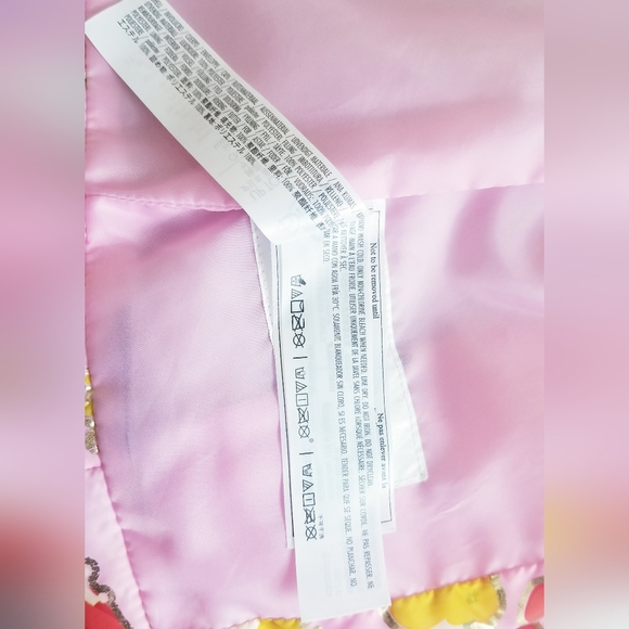 DISNEY Princess Characters Print Pink Puffer Jacket - Picture 14 of 14